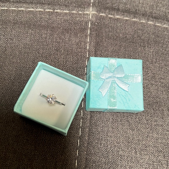 Zales Jewelry Carat Solitaire S925 Ring In Gift Box Poshmark